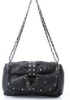 Newest korea designer black handbags
