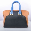 Newest ladies high-end color block handbags F2537