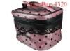 Newest ladies lace and satin cosmetic bag