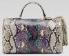 Newest lady designer snakeskin leather handbags 2012