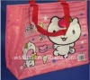 Newest lovely cat lamianted PP woven bag