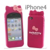 Newest popular! high quality cute hello kitty silicon phone case