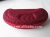 Newest red soft portable Nylon zip glasses case