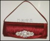 Nice crystal satin ladies fashion evening clutch box