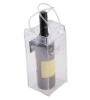 Nice design PVC wine bag for 1 bottle