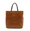 Nice lady's crocdile pattern pu bucket handbag