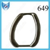 Nickel Handbag Hardware Square Ring Buckle