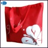 Non Woven Bag with red color