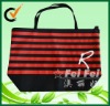 Non woven full color printing lockable  large zippered tote bag