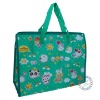 Non-woven shopping bag with zipper