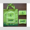 Nonwoven Folded shopping bag (metal eyelet, cardboard bottom board,snap fastener)