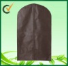 Nonwoven garment bagwith Zipper closure