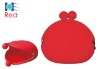 Novelty Red Silicone Wallet For Promotion