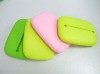 Novelty silicone key chain pouch