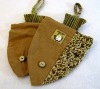 Novilty cotton cosmetic Pouch/hanging decor