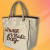 Nylon Screen Printing Shoulder Bag