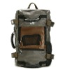 Nylon and pu military laptop backpack