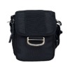 Nylon black messenger bag JW-469