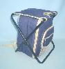 Nylon picnic backpack with a seat