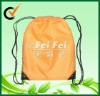 Nylon / polyester sport drawstring backpack: