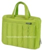Nylon shoulder bag for 12" laptop women green