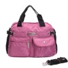 Nylon  tote/shoulder(two functions)fashion  bag in pink