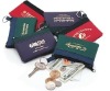 Nylon zipped coin pouch