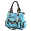 OCEAN BLUE SIMPLE STYLE LADY HANDBAG