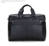 OEM CUSTOM  17.3 18 inch genuine leather laptop bag factory supplier manufacturer