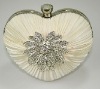 OEM Heart Shape Crystal Evening Clutch Bag 063