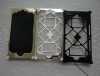 OEM Hollow Out Design Metal Aluminum Case Cover for iPhone 4 4G