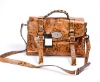 OEM/ODM+MOQ1+free shipping-Wholesale design shoulder bag,100% genuine leather,brand women's messenger bag 7540-672