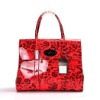 OEM/ODM+MOQ1+free shipping-Wholesale design tote bag,100% genuine leather,brand women's messenger bag 7449-652