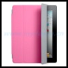 OEM Polyurethane Smart Cover for iPad 2 (Pink)