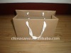 OEM kraft paper bag with cotton handle for gift store or supermarket