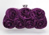 On stock latest fashion and top quality purple handbag