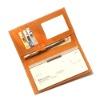 Orange Color Checkbook Cover