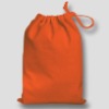 Orange Drawstring Bag