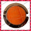 Orange Leather Portable Foldable Purse Hanger/Bag Hook/Purse Hook/Handbag Hanger Hook/Purse Bag Holder with Magnets