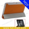 Orange Leather Smart Cover for Samsung Galaxy Tab 10.1 P7510