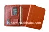 Orange PU leather business file folder