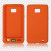 Orange Pattern Silicone Case for Samsung i9100 Galaxy S2