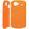 Orange Perforated Mesh Hard Shell Case Skin For Samsung Nexus S i9020