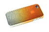 Orange Raindrop Style for iPhone 4 4S Phone Case