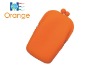 Orange Silicone Pouch for Cell Phone