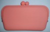 Orange Silicone Pouch for NDSI, Mobile Phone Pouch