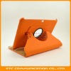 Orange Swivel Leather Cover for samsung galaxy tab 8.9 P7310, Rotated Leather cover for samsung galaxy tab 8.9 P7310 P7300