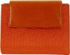 Orange fashion style women pu leather wallet