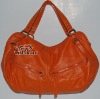 Orange leather bag ND804