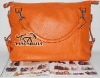 Orange leather bag ND807